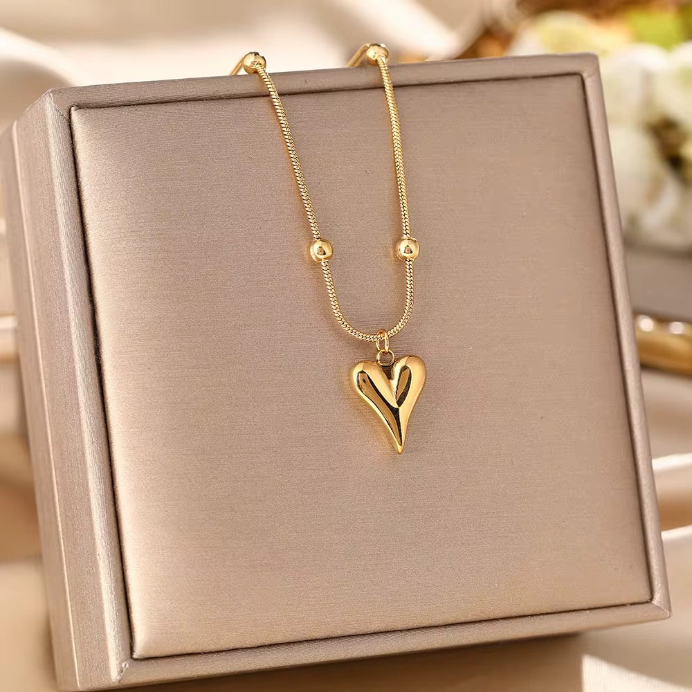 Luxury Gold Bead Pendant Necklace β Everyday Fashion Jewelry