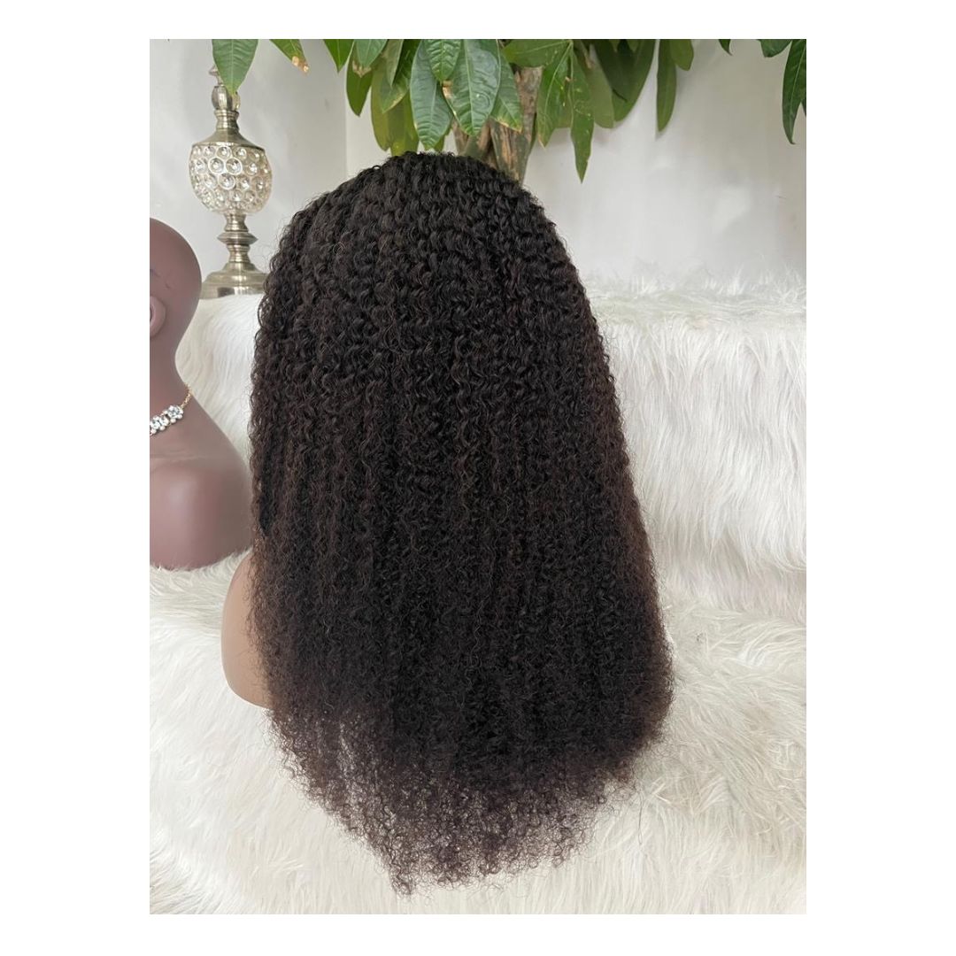 Afro Kinky Curly Human Hair 18 Inch Density